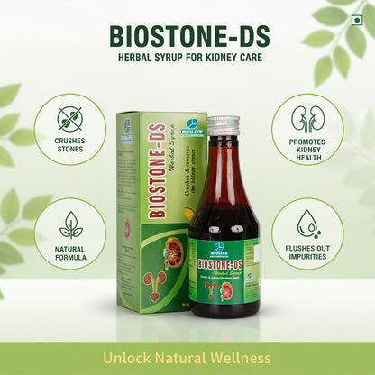 BIOSTONE-DS SYRUP | Helps crushing and removing kidney stones 200ML