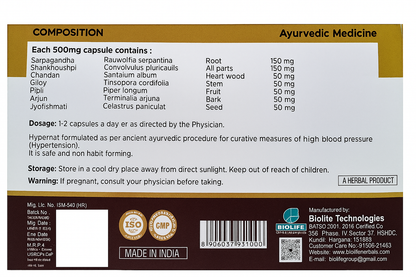 HYPERNAT CAPSULES| Support Normal Blood Pressure & Cardiovascular Health (3X10)