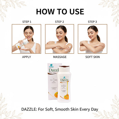 DAZZLE (BODY LOTION) | Restore suppleness to dry skin 150ML