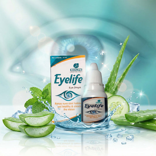 EYELIFE (EYE DROPS) | Aids in maintaining & clearing the vision 10ML