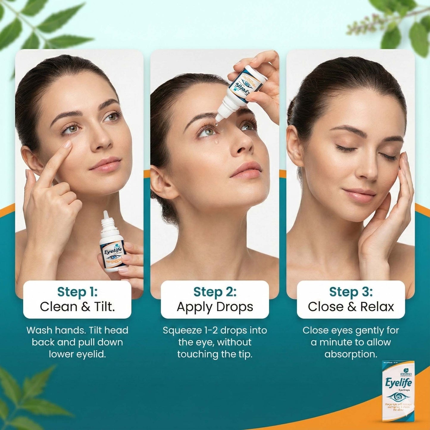 EYELIFE (EYE DROPS) | Aids in maintaining & clearing the vision 10ML