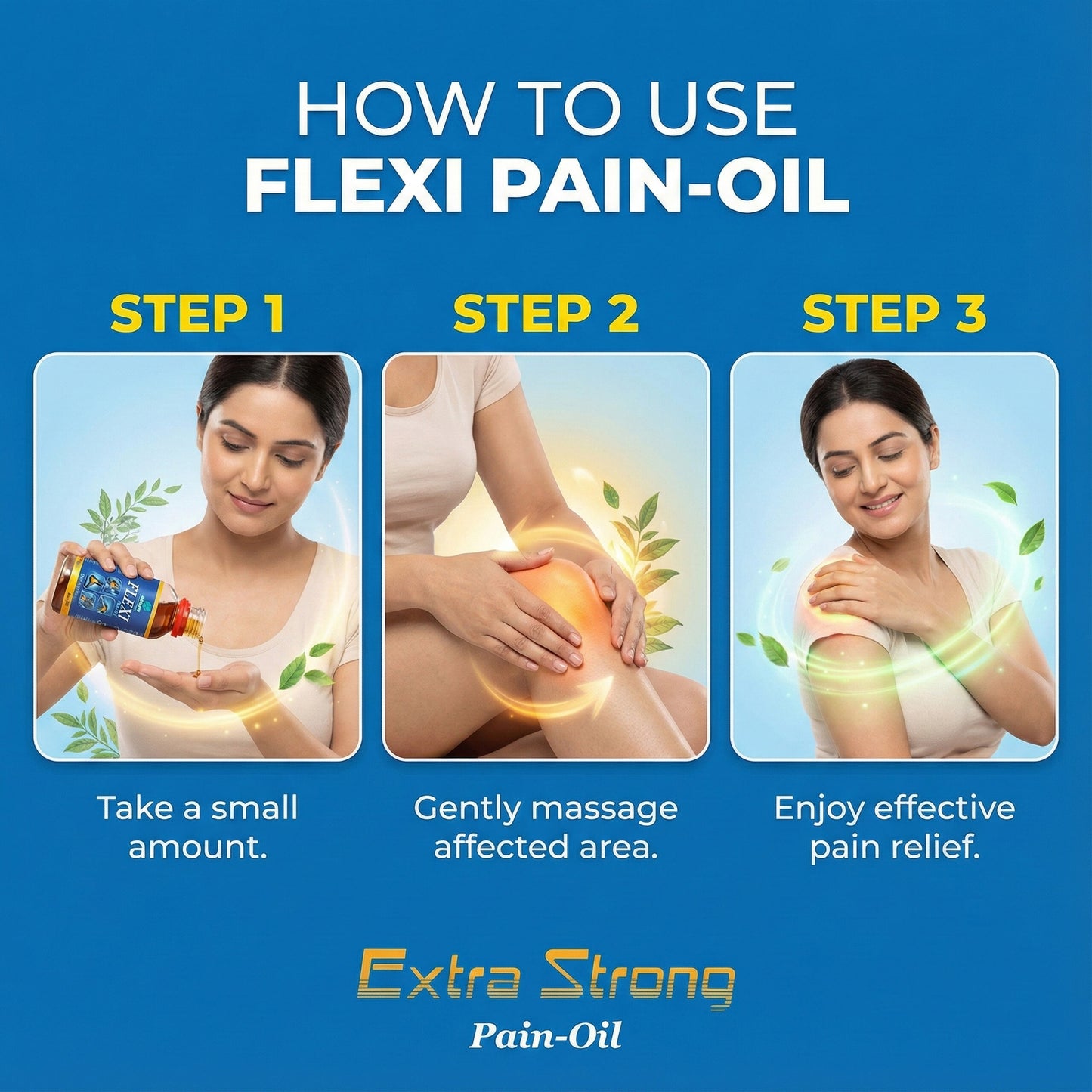 FLEXI (Joint Pain Oil) | Relief from various body pains & stiffness 50ML