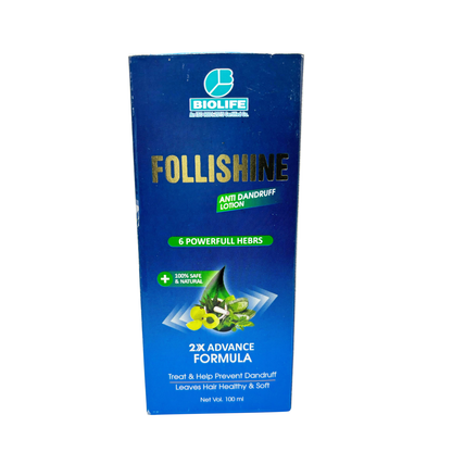FOLLISHINE HAIR LOTION | Treat & Help Prevent Dandruff 100ML