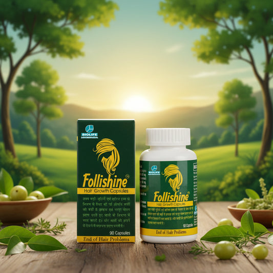 FOLLISHINE CAPSULES | Aiding in hair growth and helping to stop hair fall (1x90)