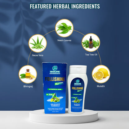 FOLLISHINE HAIR LOTION | Treat & Help Prevent Dandruff 100ML