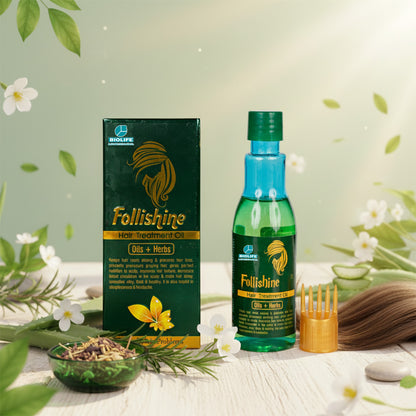 FOLLISHINE HAIR OIL | Solution for all your hair concerns 100ML