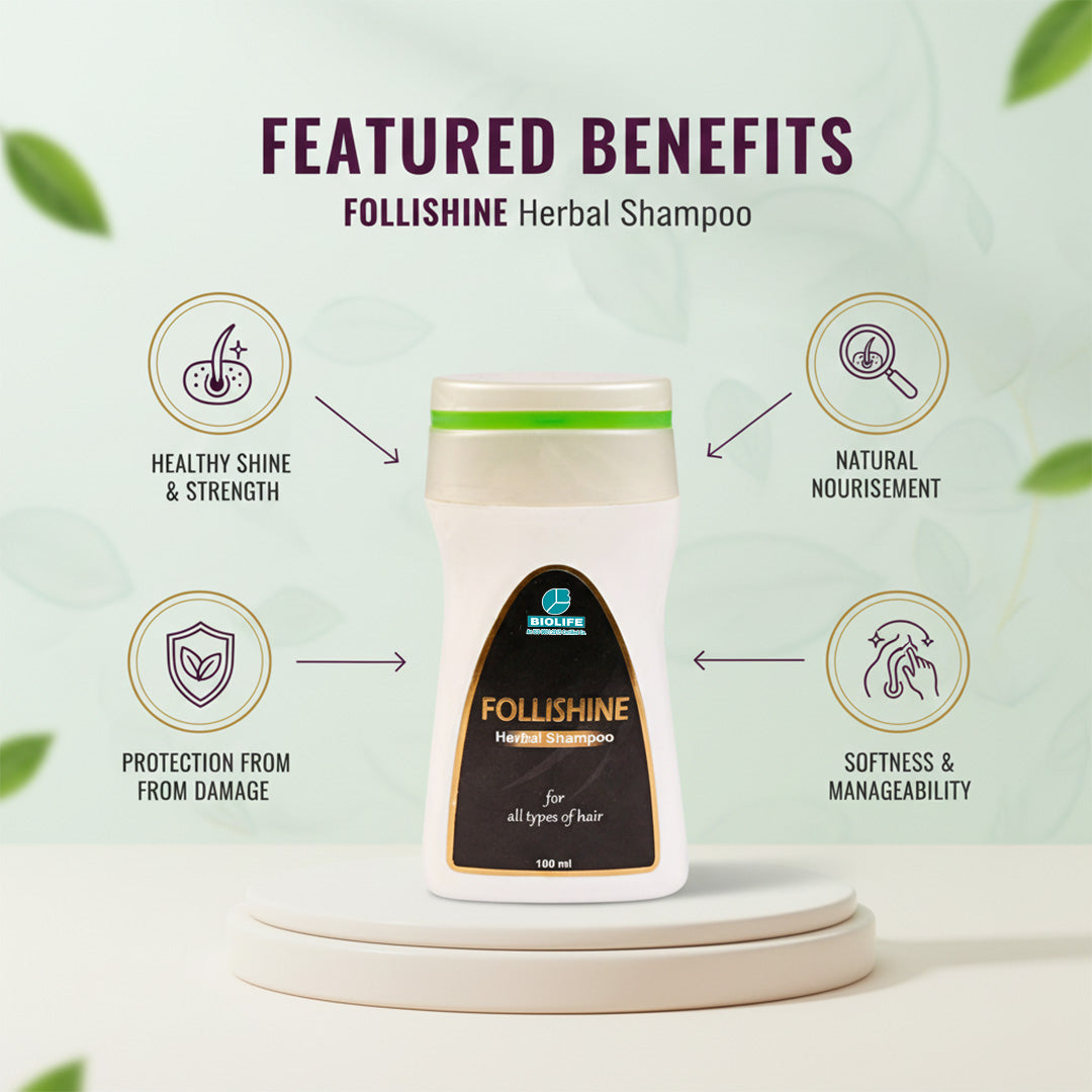 FOLLISHINE SHAMPOO | For strengthen & revitalize your hair 100ML