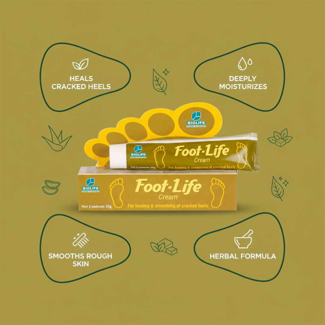 FOOTLIFE CREAM | Treatment and prevention of cracked heels 25GM