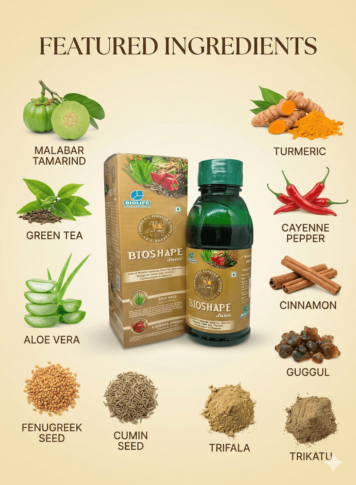 BIOSHAPE JUICE 500ML