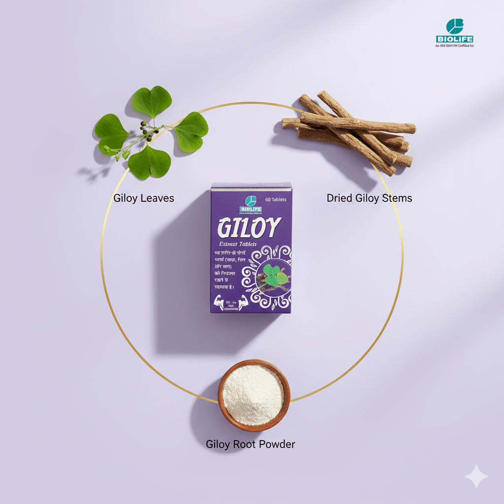 GILOY EXT. TABLETS| Promotes Stamina, Vigor & Vitality| (1x60)