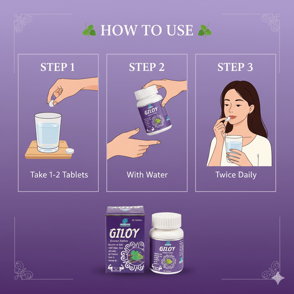 GILOY EXT. TABLETS| Promotes Stamina, Vigor & Vitality| (1x60)