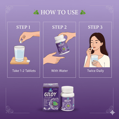 GILOY EXT. TABLETS| Promotes Stamina, Vigor & Vitality| (1x60)