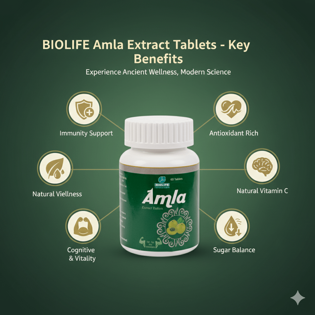 AMLA EXT.TABLETS|  Powerful Antioxidant, Your Body's Defense & Vitality (1x60)