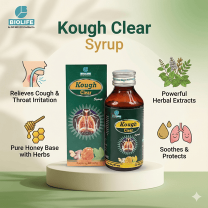 KOUGH CLEAR SYRUP| Soothe Your Throat & Respiratory System | 100ML