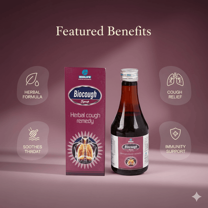 BIOCOUGH| Acute and Chronic Bronchitis Cough, Cold, Sore Throat (Cough Syrup)| 200ml