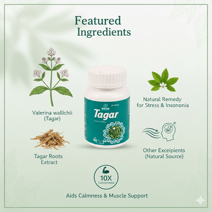 TAGAR EXT. TABLETS| Cure Pain, Increase Appetite, Cure Respiratory System (1x60)