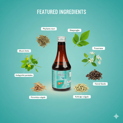 BIO-LIV SYRUP| Improves Efficiency of the Liver, Appetite & Digestion| 100 ML