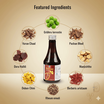 BIOSTONE SYRUP| Support Urinary System Health like Stones & Infections| 200ML