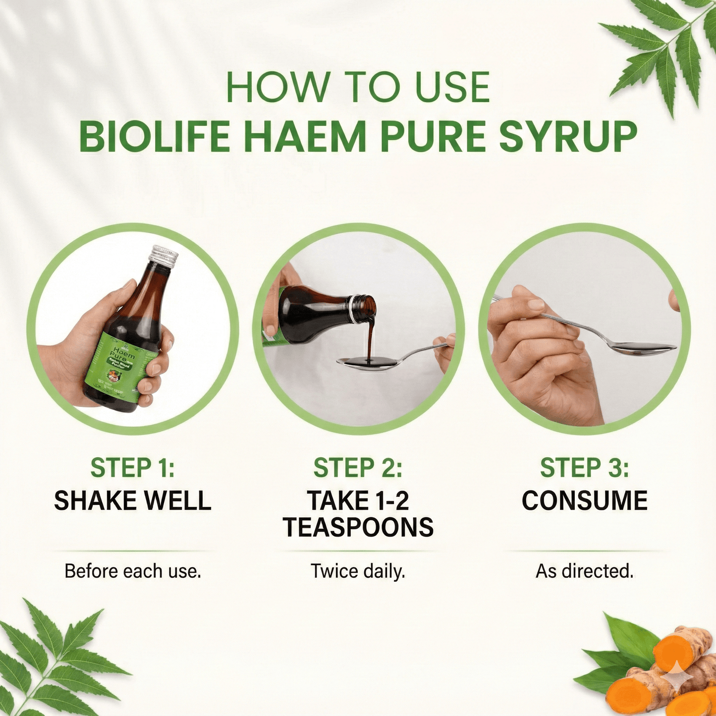 HAEM PURE SYRUP| Herbal Blood Purifier| Clear Skin & Inner Health| 200ML