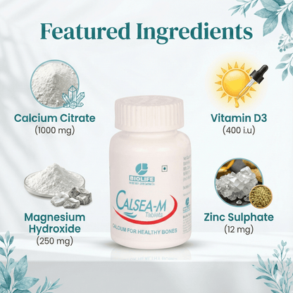 CALSEA-M TABLETS| Support Strong bones & Healthy Muscles| (1x60)