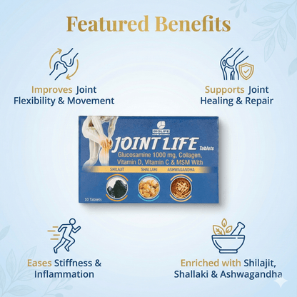 JOINT LIFE TABLET | Support for Joint Health, Flexibility, and Comfort. (1X10X10)
