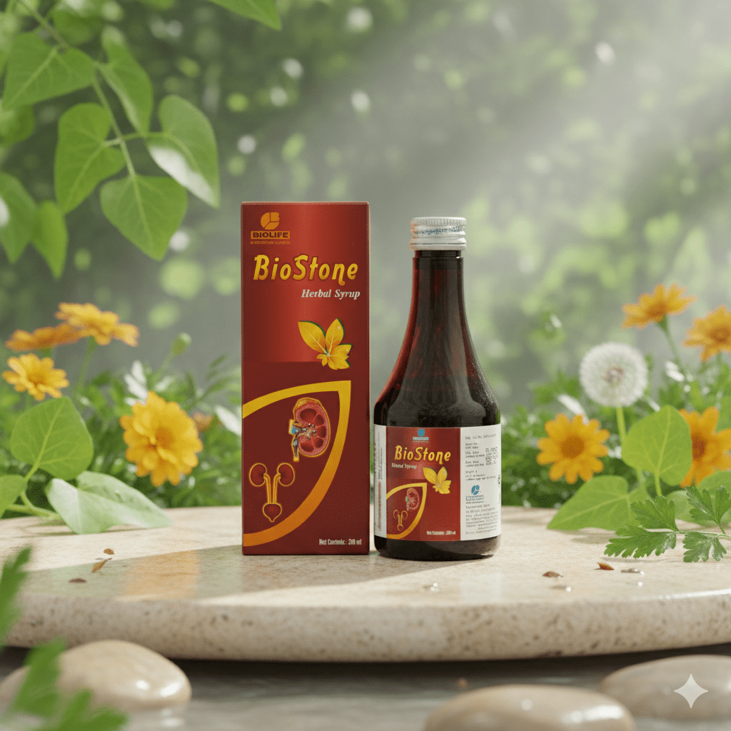 BIOSTONE SYRUP| Support Urinary System Health like Stones & Infections| 200ML