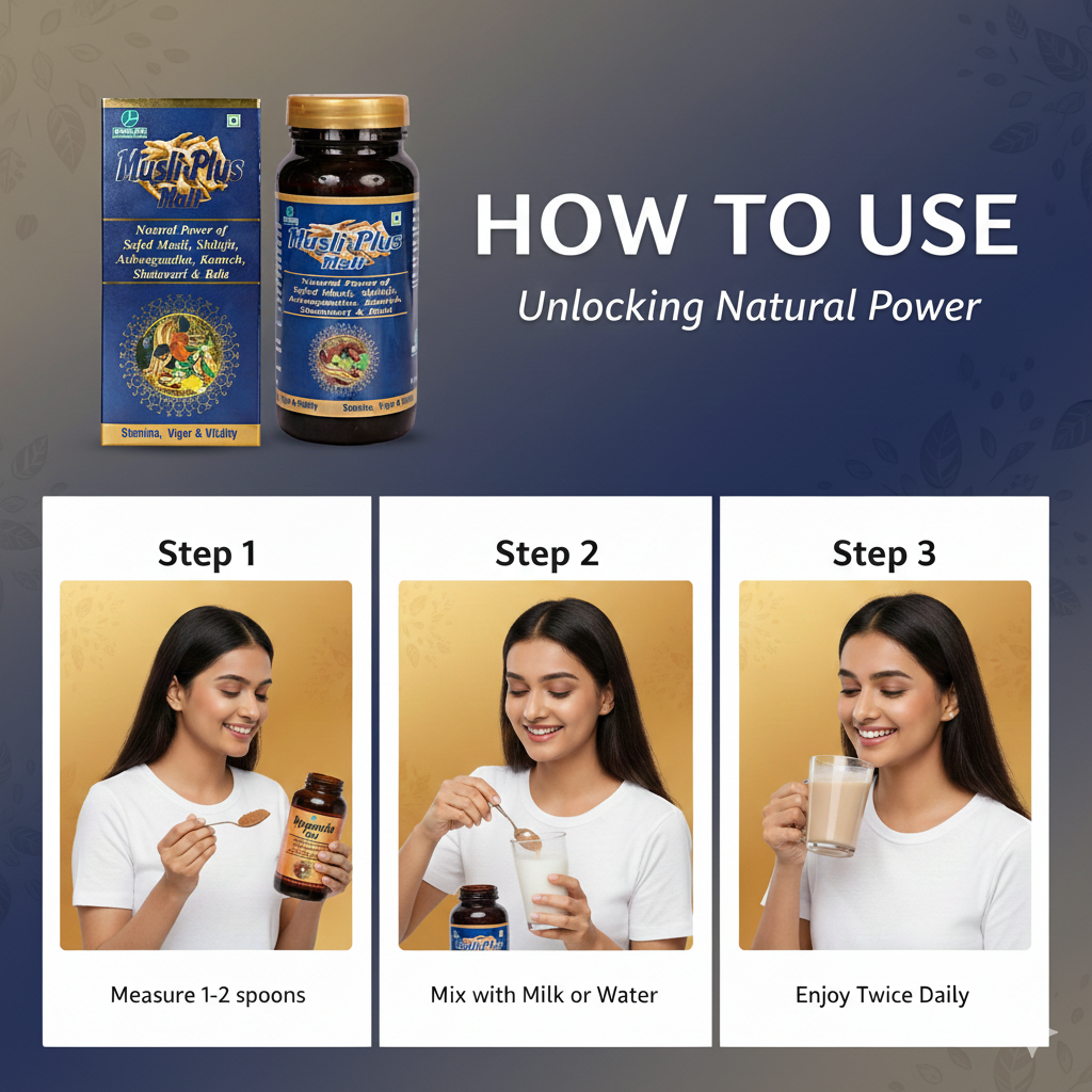 MUSLI PLUS MALT | Promote Stamina, Vigor & Vitality 400ML