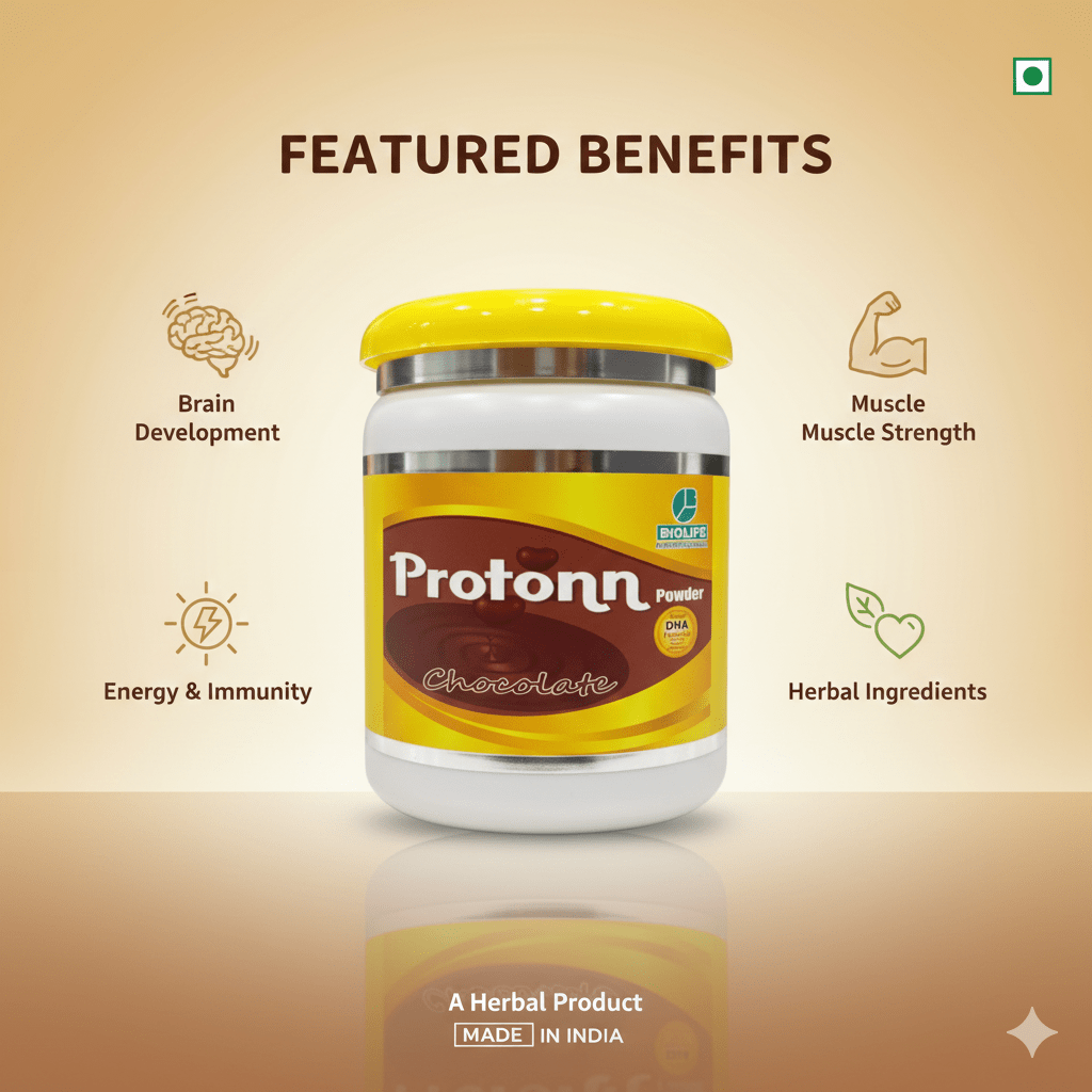 PROTONN CHOCOLATE POWDER| For Energy & Muscle Building| 200GM