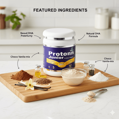PROTONN JR.PROTEIN POWDER| Helps in Muscles Stable & Strong 200gm