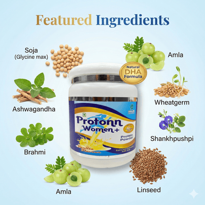 PROTONN WOMEN PROTEIN POWDER| Promotes growth & Nutrition of a body | 200GM