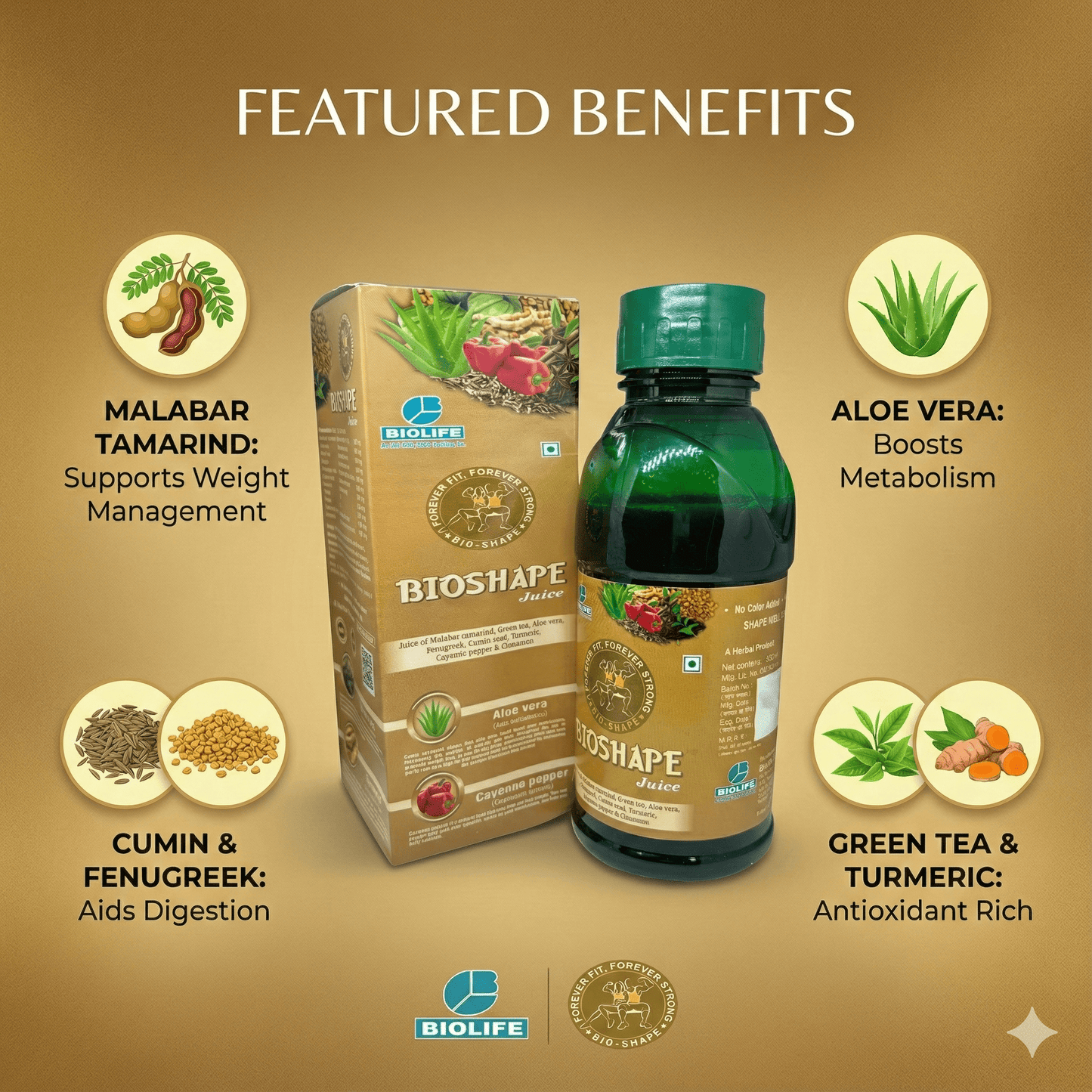 BIOSHAPE JUICE 500ML