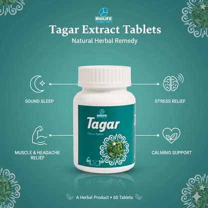 TAGAR EXT. TABLETS| Cure Pain, Increase Appetite, Cure Respiratory System (1x60)