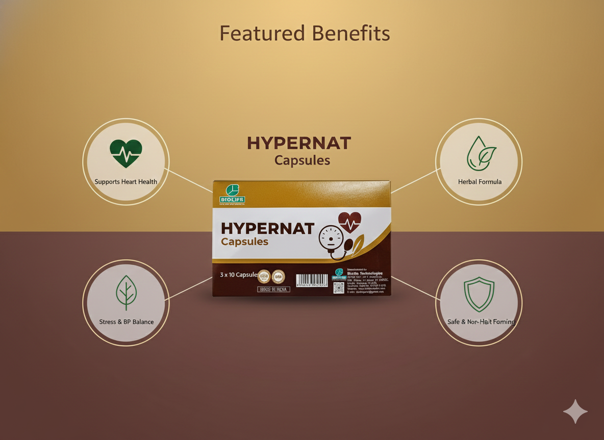 HYPERNAT CAPSULES| Support Normal Blood Pressure & Cardiovascular Health (3X10)