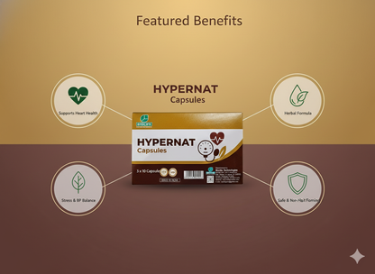 HYPERNAT CAPSULES| Support Normal Blood Pressure & Cardiovascular Health (3X10)