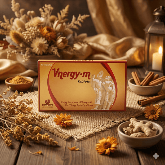 VNERGY-M TABLETS| For Boosting Stamina, Energy & Well-being| (1X10X10)