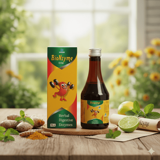 BIONZYME SYRUP| Useful For Indigestion & Overall Digestive Health| 200ML
