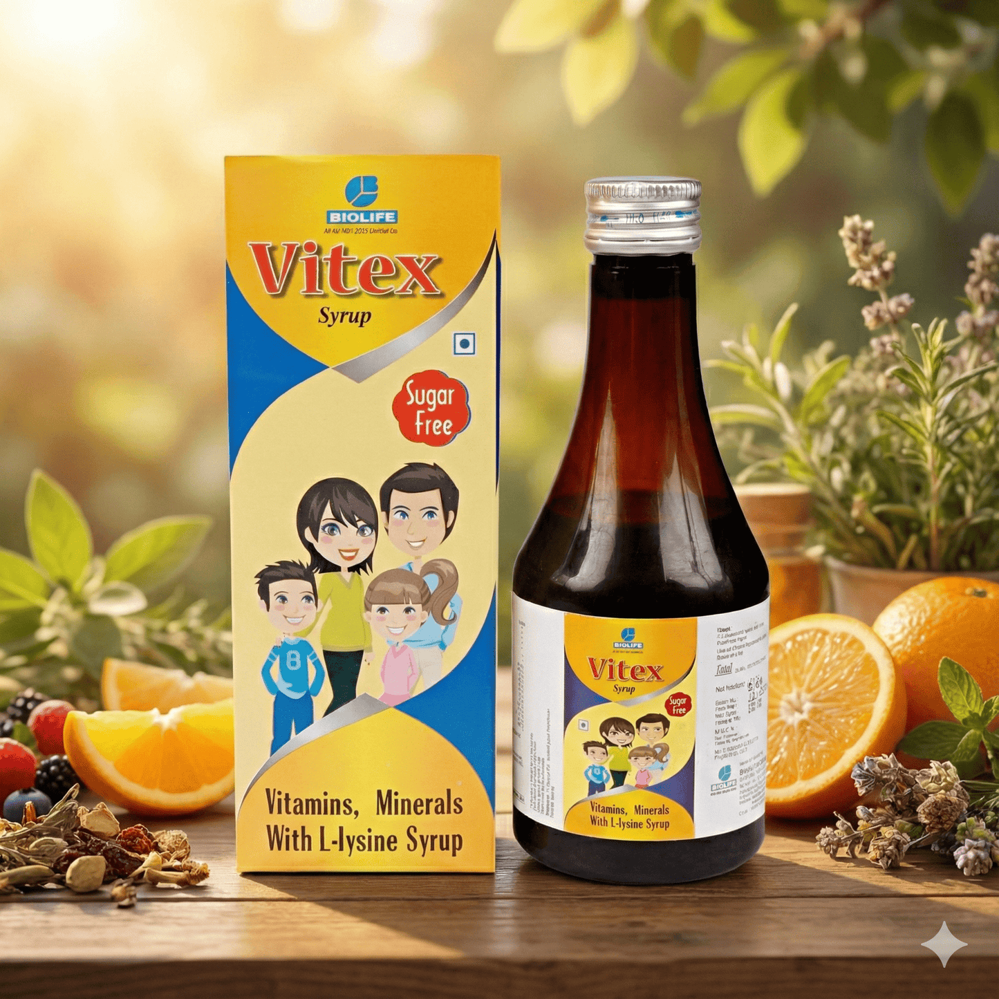 VITEX SYRUP| Minimizes Radicals Damage and Skin Ageing| 200ML