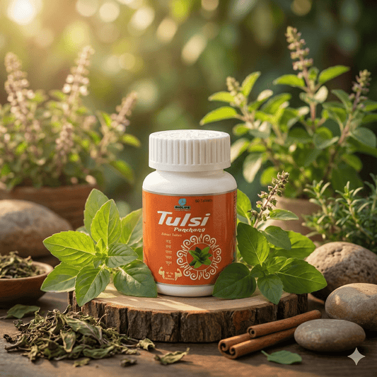 TULSI PANCHANG EXT.TAB| For Digestive, Stamina & Immunity booster| (1x60)