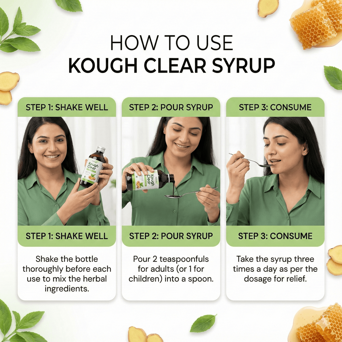 KOUGH CLEAR SYRUP| Soothe Your Throat & Respiratory System | 100ML