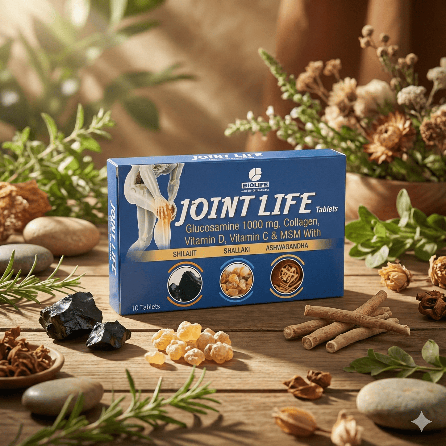 JOINT LIFE TABLET | Support for Joint Health, Flexibility, and Comfort. (1X10X10)