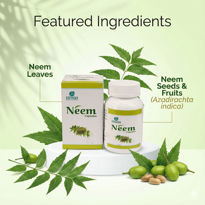 NEEM CAPSULES|  Improve Skin Health and Complexion (1x60)
