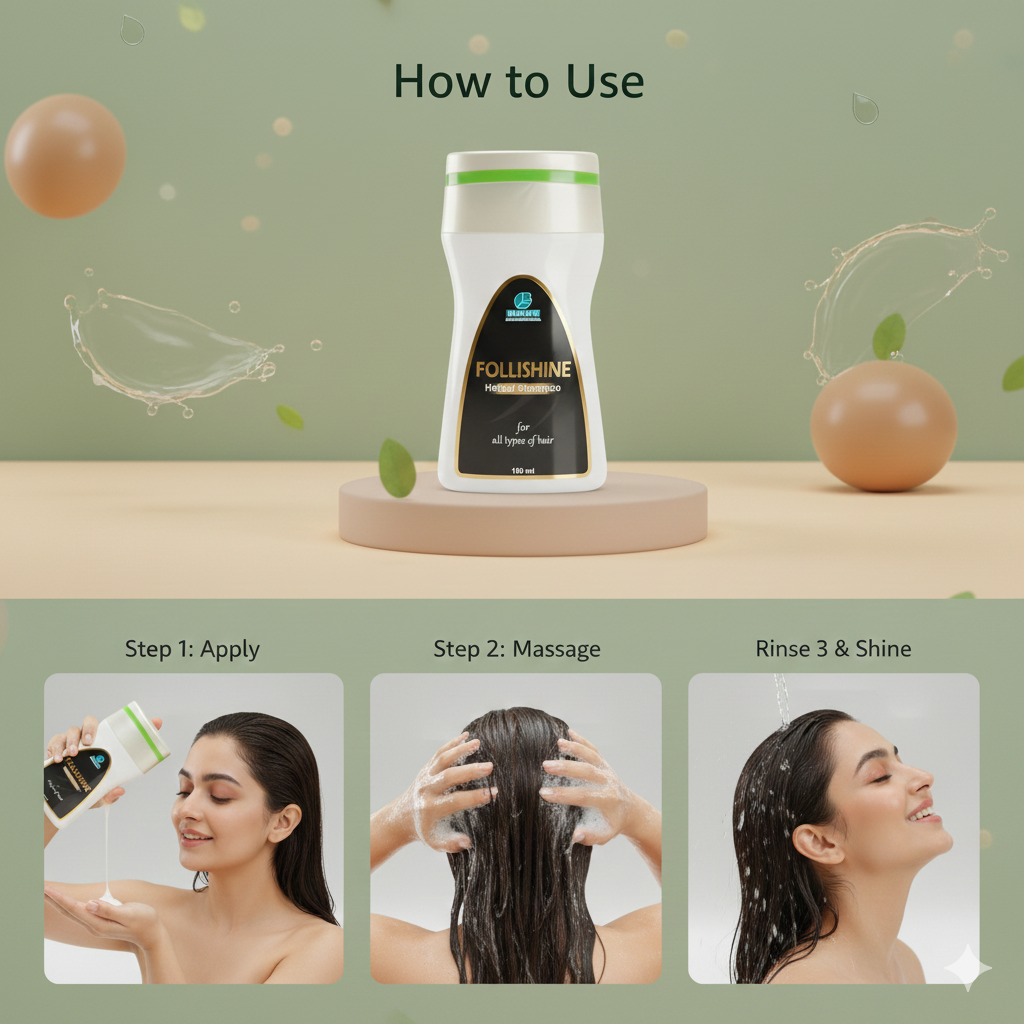FOLLISHINE HAIR SERUM & SHAMPOO (COMBO PACK)