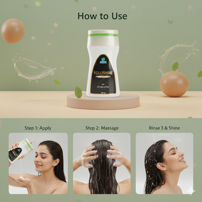 FOLLISHINE HAIR SERUM & SHAMPOO (COMBO PACK)