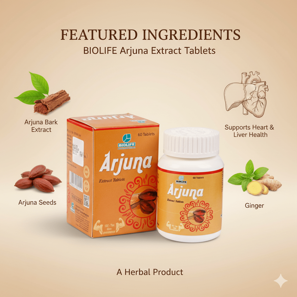 ARJUNA EXT. TABLETS| General Well-Being, Heart Care & Sexual Wellness (1x60)
