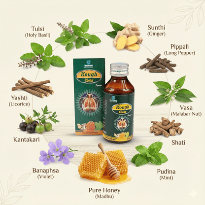 KOUGH CLEAR SYRUP| Soothe Your Throat & Respiratory System | 100ML