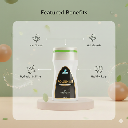 FOLLISHINE HAIR SERUM & SHAMPOO (COMBO PACK)