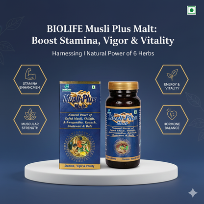 MUSLI PLUS MALT | Promote Stamina, Vigor & Vitality 400ML