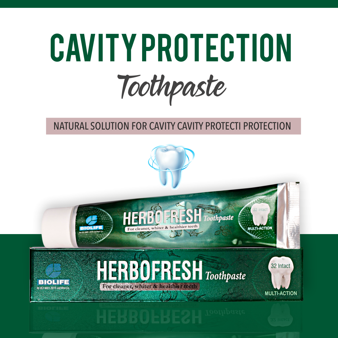 BIOLIFE- Herbofresh toothpaste COMBO (Pack of 3)