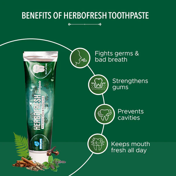 BIOLIFE- Herbofresh toothpaste COMBO (Pack of 6)