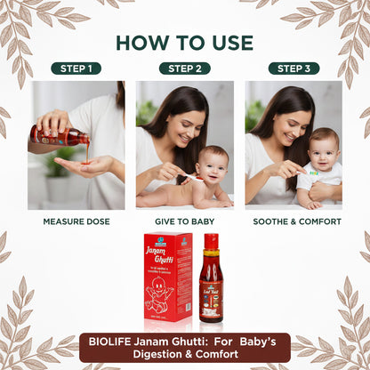JANAM GHUTTI | All-round growth of infants 100ML